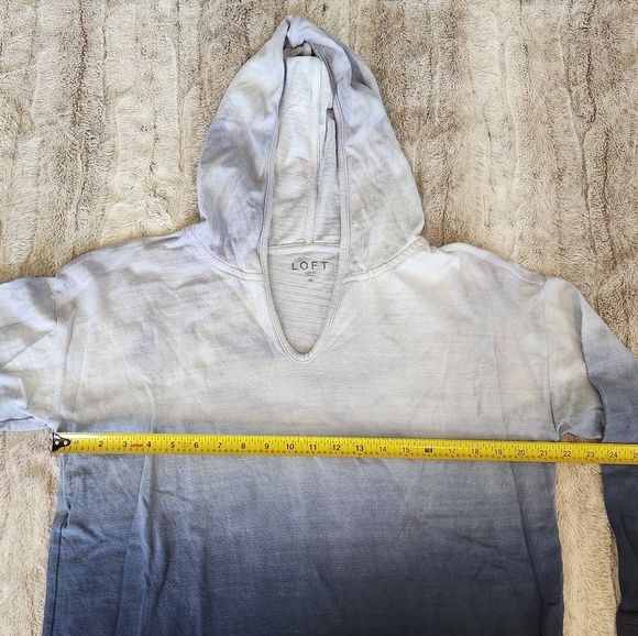 Loft blue ombre hoodie size M - Picture 5 of 5